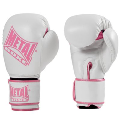 Gants De Boxe KWON Entraînement Blanc - Poids 10/12/14 Oz - Pour Boxe, Kickboxing, MMA