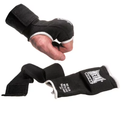 Mitaines De Boxe Winning CM-50 – Noir/blanc, Ovales Incurvées, Coussin De Frappe