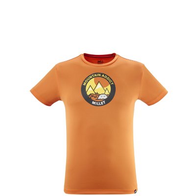 T-Shirt Life Is Good Homme Vert - Manches Courtes, 100% Coton, Jake Randonnée