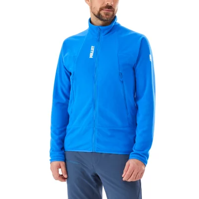 MILLET K LIGHTGRID PO DARK DENIM/ICON BLUE - Sweat Polaire Ski Rando