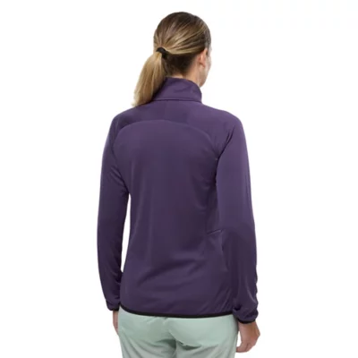 Veste Polaire Femme Lands' End - Violette - Taille M - Mi-longue - Occasion Parfait état
