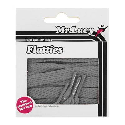 Lacets Plats Flatties GRIS MR LACY INTERSPORT