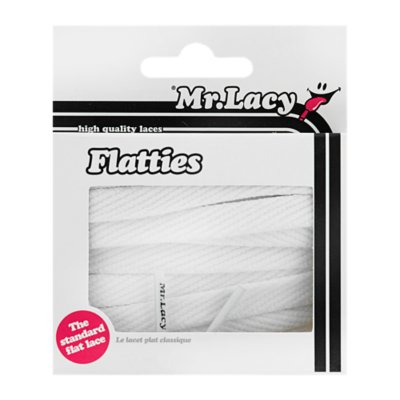 Lacets Plats Flatties BLANC MR LACY INTERSPORT