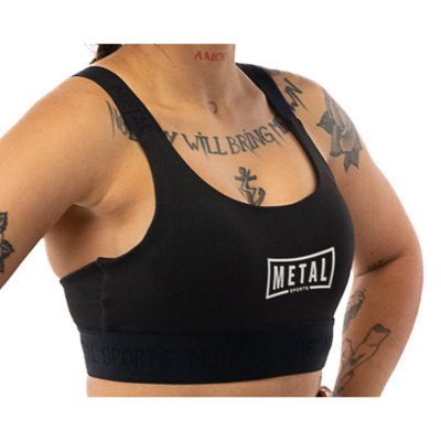 Metal Boxe Brassiere De Training Femme Elastique