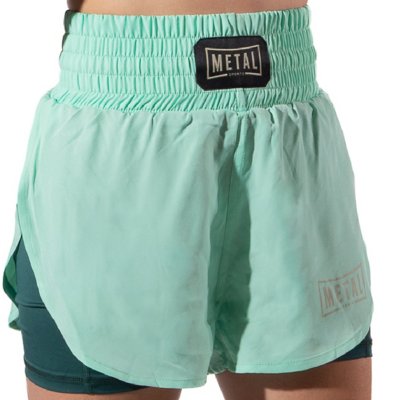 Metal Boxe Short De Boxe Homme 2in1