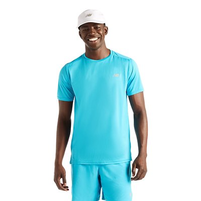 New Balance Tee Shirt De Running A Manches Courtes Homme Sport Essentials