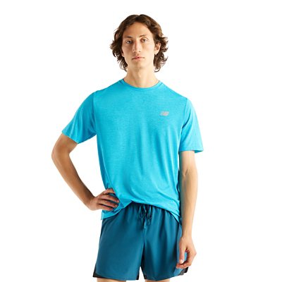 New Balance Tee Shirt De Running A Manches Courtes Homme Athletics
