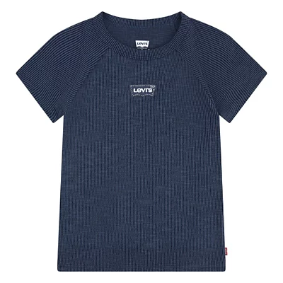 Creaaacademy Tee Shirt Levis Femme Bleu Atasan Tee Shirt Levis