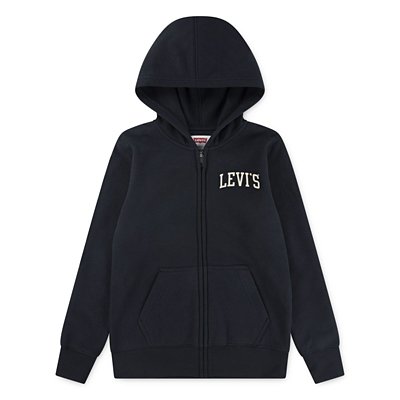 Levi's Sweat à Capuche Garçon LVB Logo Taping - 2-8 Ans - Coton Bio Confortable