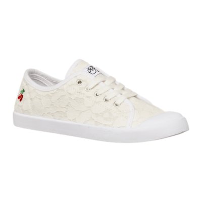 Chaussures En Toile Femme LTC NESTI DENTELLE BLANC LE TEMPS DES