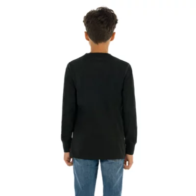 T-shirt manches longues garçon EGALANT - Noir Noir - Kiabi - 9.90
