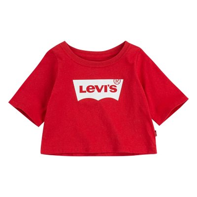 Tee shirt Manches Courtes Fille LVG LIGHT BRIGHT CROPPED LEVIS