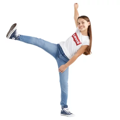 Adjustable Waist 720™ High Rise Super Skinny Jeans - Blau | Levi's® DE Levis Fille