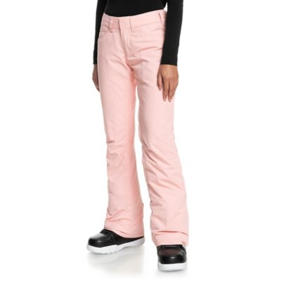 Pantalon de ski ROXY Diversion Rose Pâle Fille