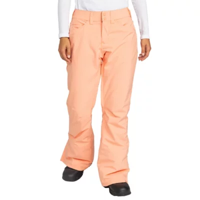 Roxy Pantalon De Ski Rose Pale Pantalon De Ski Femme Backyard ROXY