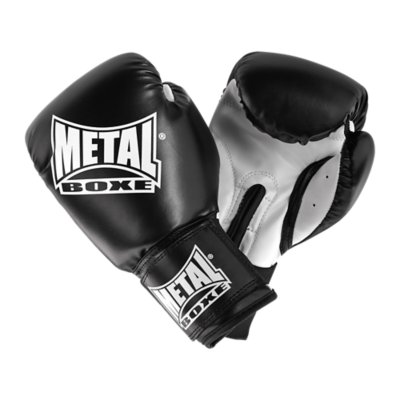 Gants de boxe d'entraînement enfant Metal Boxe One - noir - 14 ans