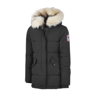 Parka fille noir hot sale