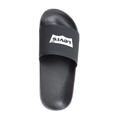 Intersport Claquette Levis Garcon Nike KAWA SLIDE Noir Blanc