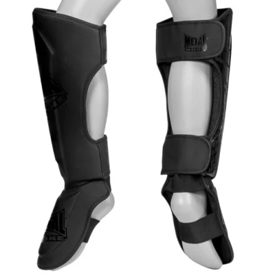 Protège-Tibias Et Pieds METAL BOXE Mirror Adulte - Noir Medium