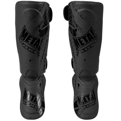 Protège-tibias Sans Chevillère Adulte + PIED BLADE NOIR METAL BOXE | INTERSPORT