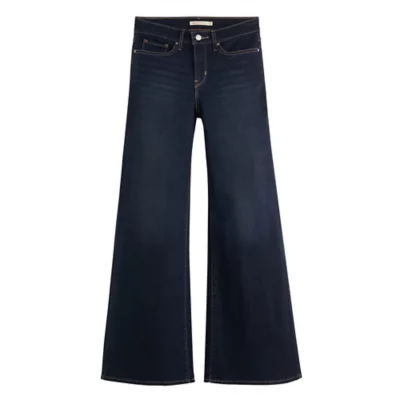 Jean Femme 318 Shaping Wide Leg Bleu LEVIS INTERSPORT