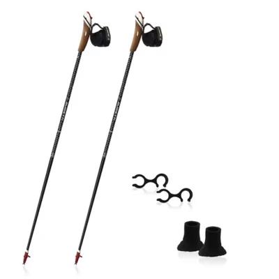 Bâtons de marche nordique adulte VDF UT 70% CARBONE GOLD GUIDETTI