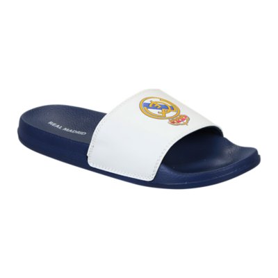 Claquettes Officielles Real Madrid - Collection Adulte Homme, Polyester Et Gomme, Produit Licencié