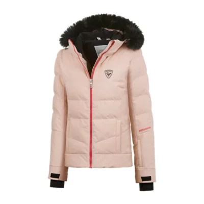 Veste De Ski Femme Polydown Rose pâle ROSSIGNOL INTERSPORT