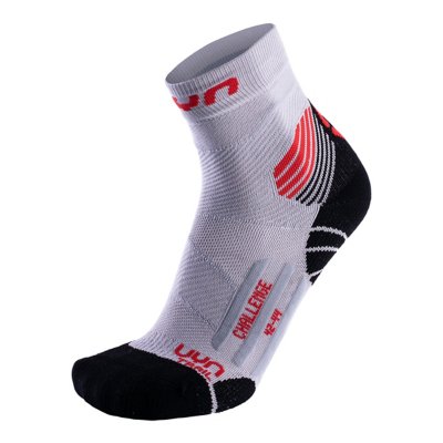 UYN Run Fit Socks Homme Lot De 1 - Blanc/Gris Perle 42-44