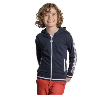 Sweat Enfant Garcon 14 Ans Sweat Zippu00e9 U00e0 Capuche Bleu