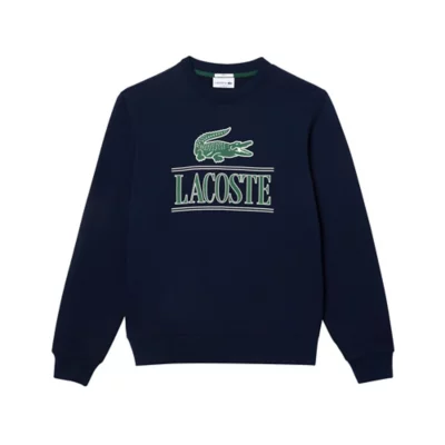 Sweatshirt Homme Col Rond Molleton Imprimé LACOSTE INTERSPORT