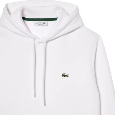 Sweatshirt zippé à capuche homme en molleton LACOSTE
