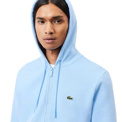 Sweat à capuche anti-UV homme zippé - Bleu Océan - Nuvées