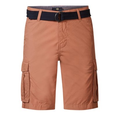 Short Cargo Homme No Excess - Bleu à Carreaux, Taille M - Coton, Neuf Avec étiquettes