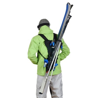 Porte ski on sale sur le dos