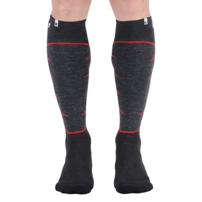 Lot 2 Paires Chaussettes Contention Ski Snowboard – Chaussettes Thermiques Hautes Performance, Anti-Froid, Anti-Odeur, EU 39-42