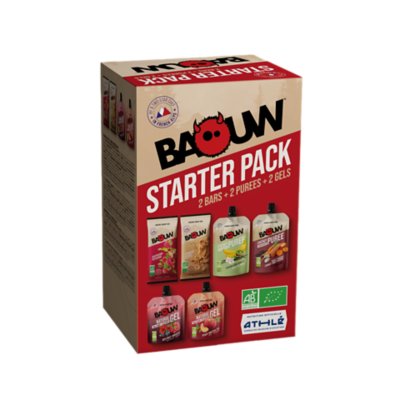 Baouw Pack Nutrition 2 Barres 2 Purees Et 2 Gels