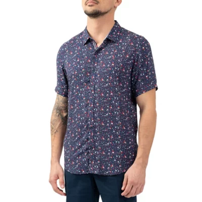 Chemise Homme Manches Longues VOSERY Motif Rétro Voiture SUV - Poche Colorée