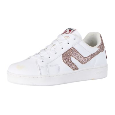 Pink Stan Smith Glitter Rouge Sneakers Enfant Swift Blanc Et Rose