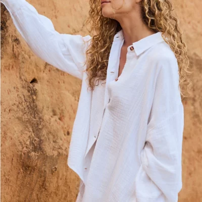 Chemise Pêche Femme Tormenter – M, Manches Longues, Motif Bleu Et Noir