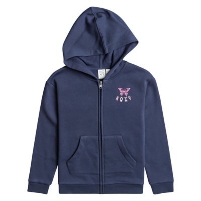 sweat fille zippe a motifs pailletes rose sweats fille | GÉMO