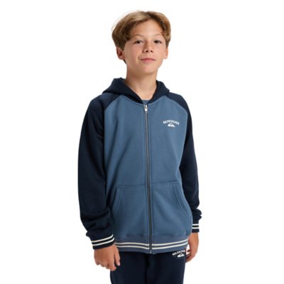 JACK & JONES Jjebradley Sweat À Capuche Zippé Noos Jnr Garçon Veste Sweat-Shirt, Blazer Bleu Marine., 128