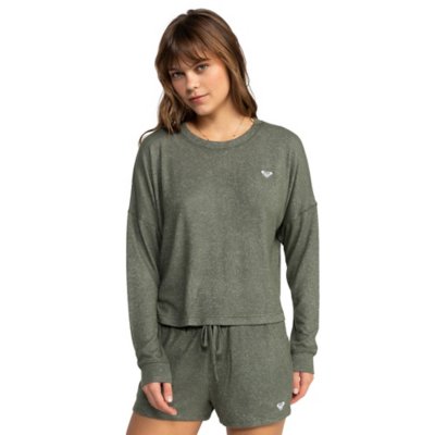 Tee shirt A Manches Longues Femme SATURDAZE COSY CREW ROXY INTERSPORT