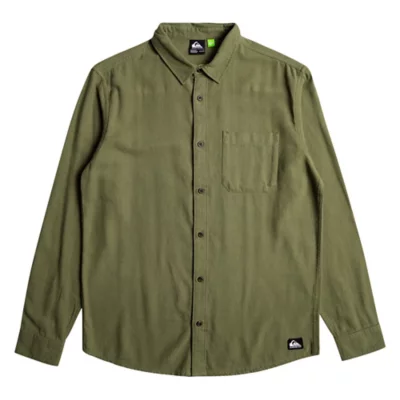 Chemise Boutonnée Homme PrAna Manches Longues Vert à Carreaux Randonnée Outdoor Taille L
