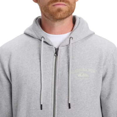 Sweats à capuche homme Nike Solo Swoosh Men's Full-Zip Fleece Hoodie Dk Grey Heather/ Lt Smoke Grey/ White (HV1084-063