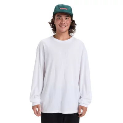 Tee Shirt Blanc Regular Col rond Manches longues Log | Homme - | Von Dutch