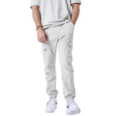 Pantalon cargo homme jogging polaire