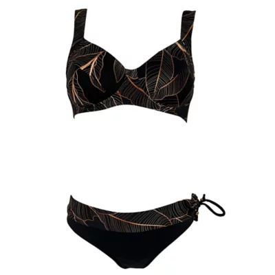 Maillot 2 Pièces Femme Bonnet C - Rayures Marine/Blanc Ou Rouge/Blanc - Taille 36-46