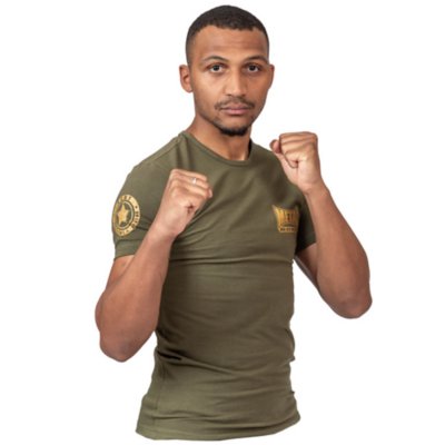 T-shirt Homme Boxe Typographie Threadrock - Tailles S à 3XL, 100% Coton, Neuf Avec étiquettes