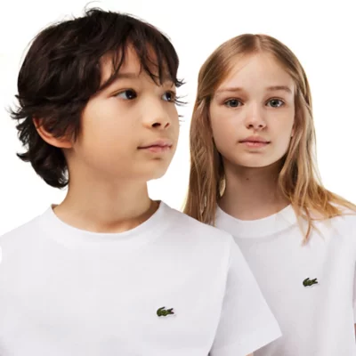 Tee-shirt À Manches Courtes Garçon En Coton LACOSTE INTERSPORT